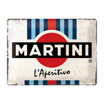 Schild Martini - Racing Stripes