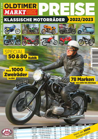 Sonderheft 11: Motorrad Spezial, Preise für klassische Motorräder Erscheinungsjahr: 2022