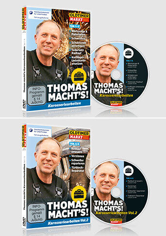 DVD: THOMAS MACHT'S - Bundle Karosseriearbeiten, VOL.1 und VOL.2