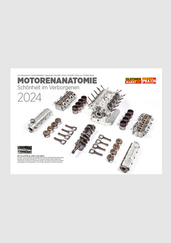 Wandkalender Motorenanatomie 2024